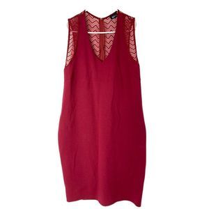 Women’s Sky Plus Curvey Size 3X Sheer Back Knit Sheath Dress Sleeveless 5290